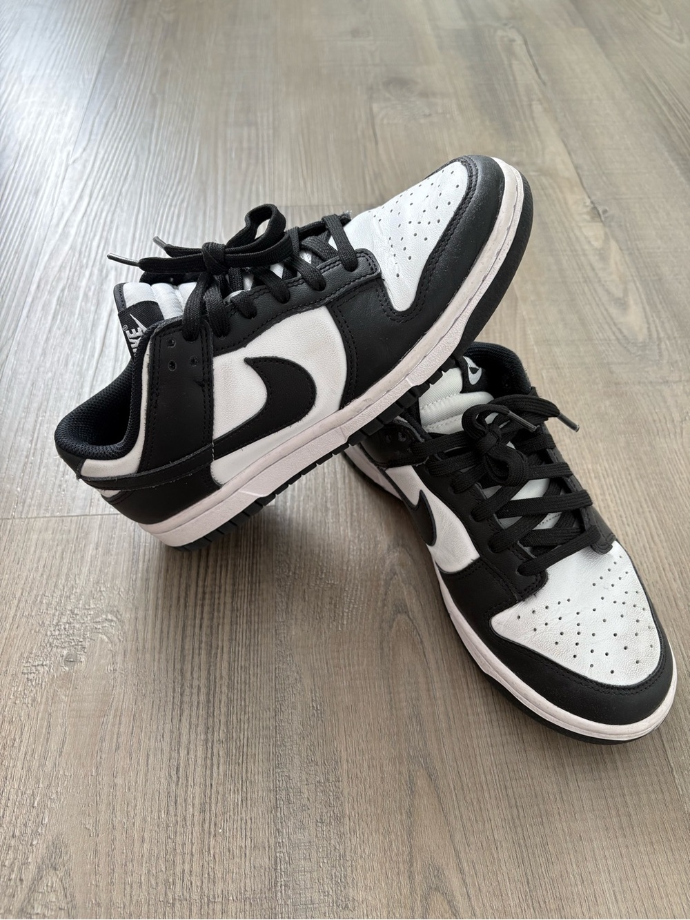 Nike Black and White Low-Top Sneakers